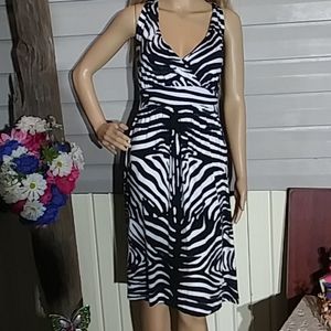 A.n.a black and white lightweight summer dress